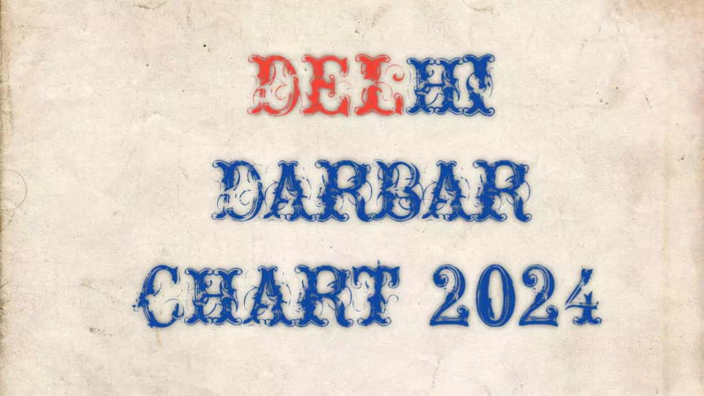 Delhi Darbar chart 2024